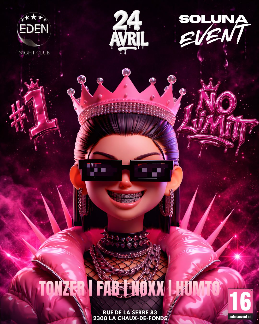 No Limit Party - 24 Avril
